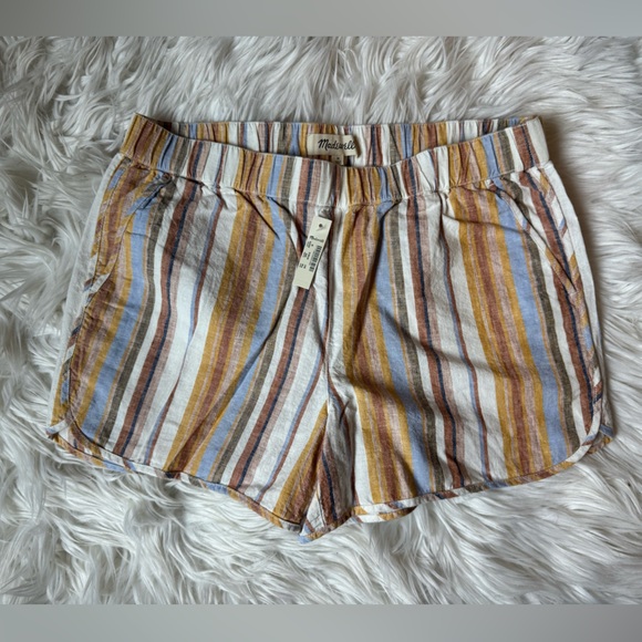 Madewell Women's Striped Shorts - Picture 1 of 4